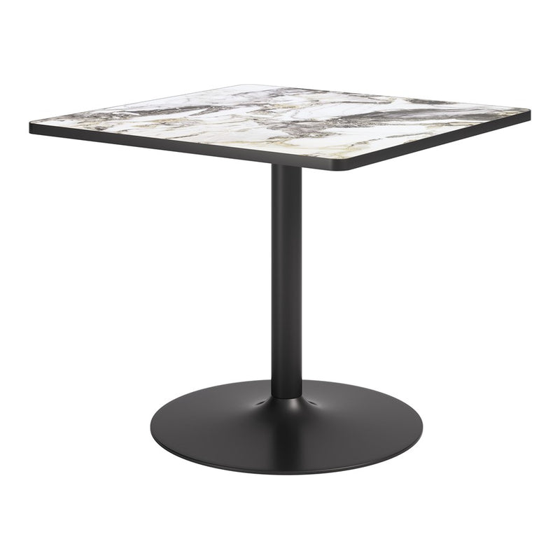 Zuo Modern Caliza Dining Table, Gray/Black - 704217