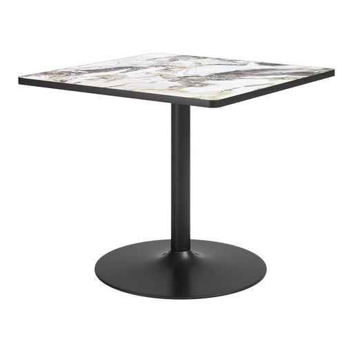 Zuo Modern Caliza Dining Table, Gray/Black - 704217