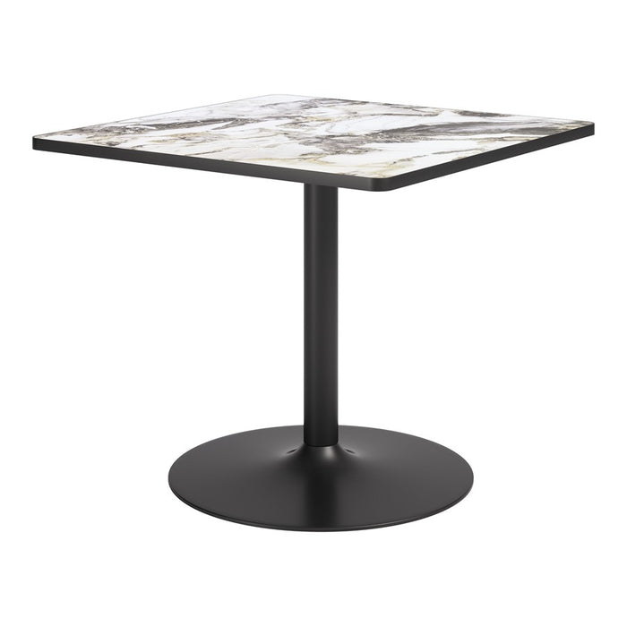 Zuo Modern Caliza Dining Table, Gray/Black - 704217