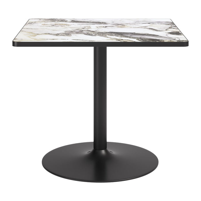 Zuo Modern Caliza Dining Table, Gray/Black