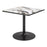 Zuo Modern Caliza Dining Table, Gray/Black