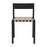 Zuo Modern Draco Dining Chair, Set of 2, Black