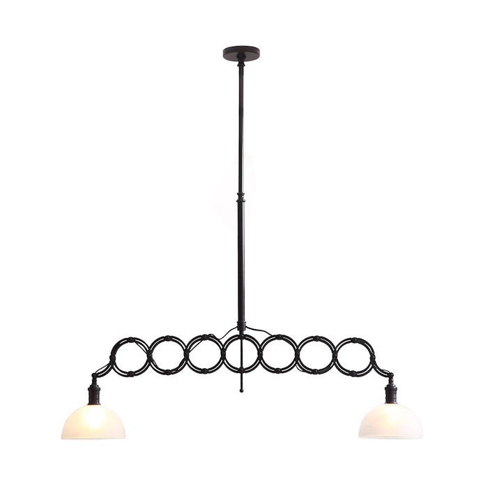 Zuo Modern Jade Ceiling Lamp, Antique Black