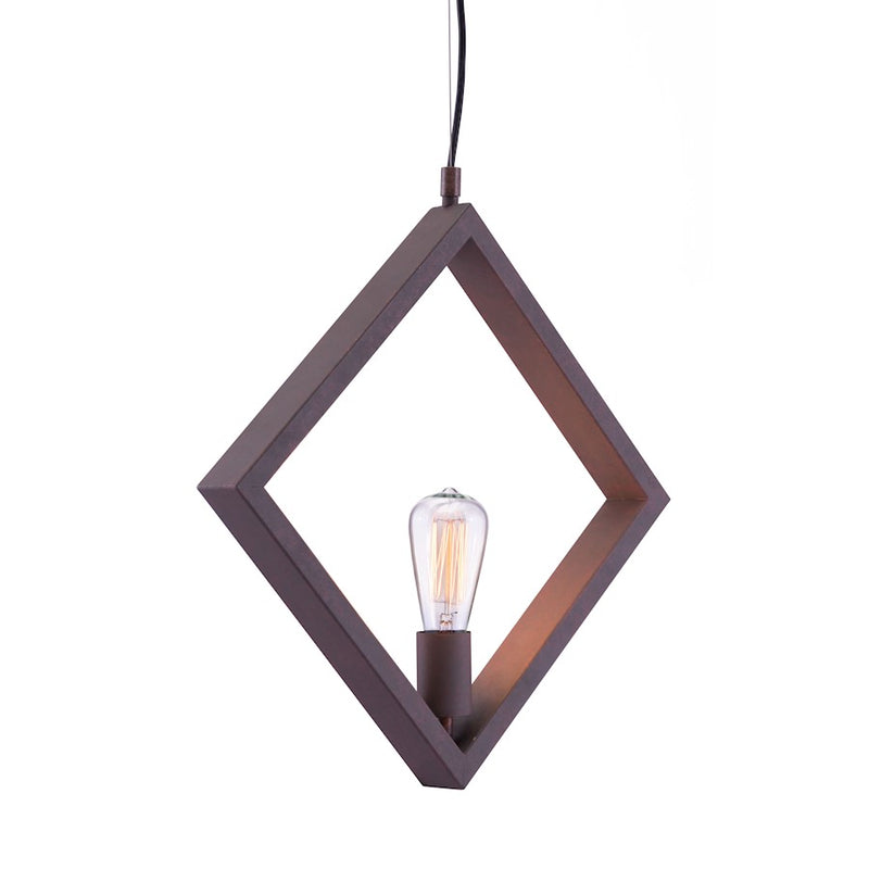 Zuo Modern Rotorura Ceiling Lamp, Rust