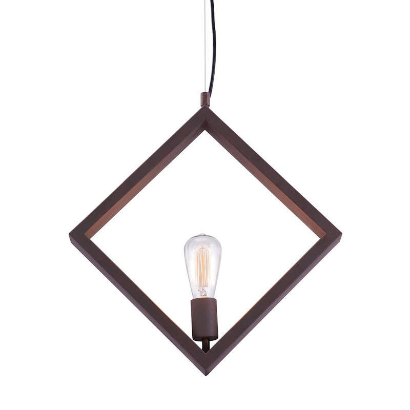 Zuo Modern Rotorura Ceiling Lamp, Rust