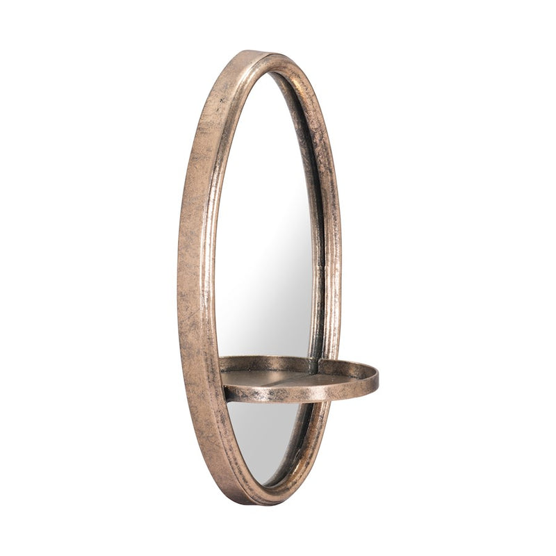 Zuo Modern Ogee Mirror, Antique Bronze