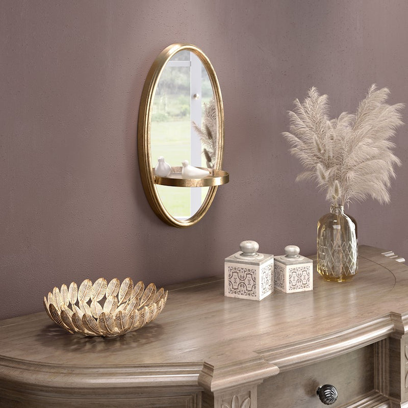 Zuo Modern Ogee Mirror, Antique Bronze