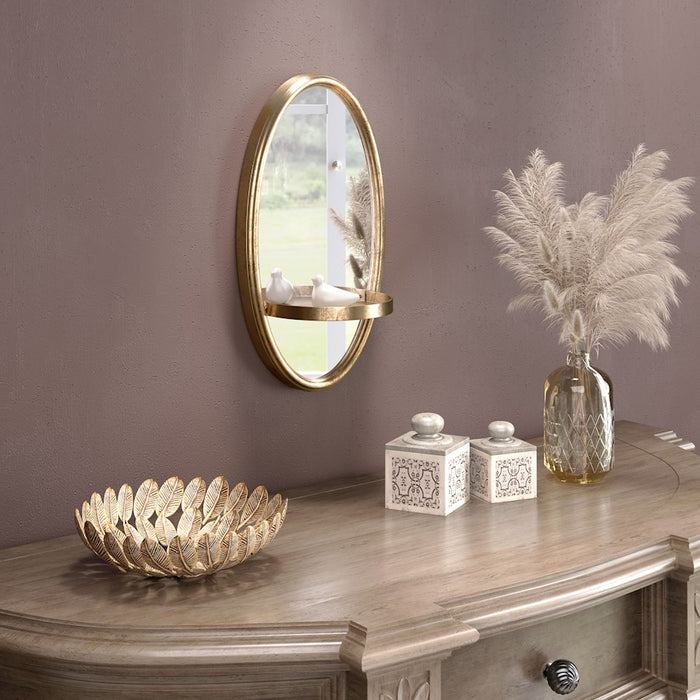 Zuo Modern Ogee Mirror, Antique Bronze