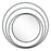 Zuo Modern Luna Round Mirror, Black
