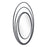 Zuo Modern Luna Round Mirror, Black