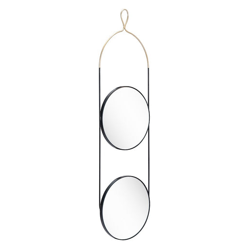 Zuo Modern Zodiac Round Mirror, Gold/Black