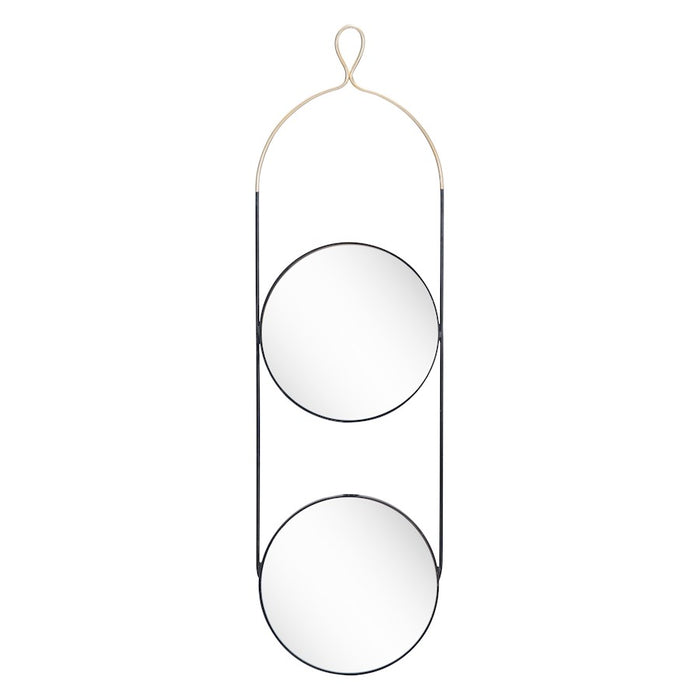 Zuo Modern Zodiac Round Mirror, Gold/Black