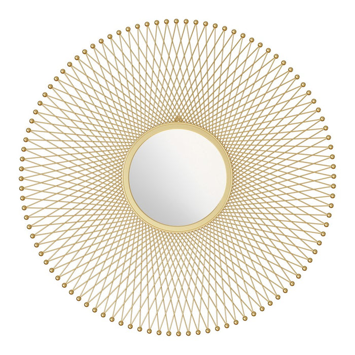 Zuo Modern Glow Round Mirror, Gold
