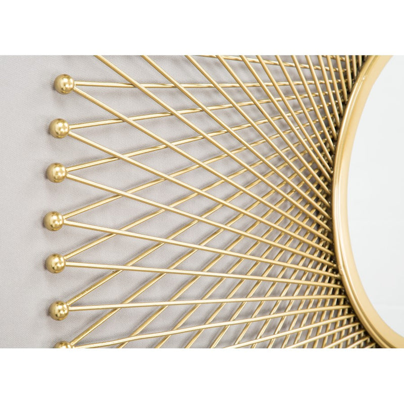 Zuo Modern Glow Round Mirror, Gold