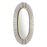 Zuo Modern Juju Oval Mirror, Black/Gold