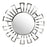 Zuo Modern Calmar Round Mirror, Chrome