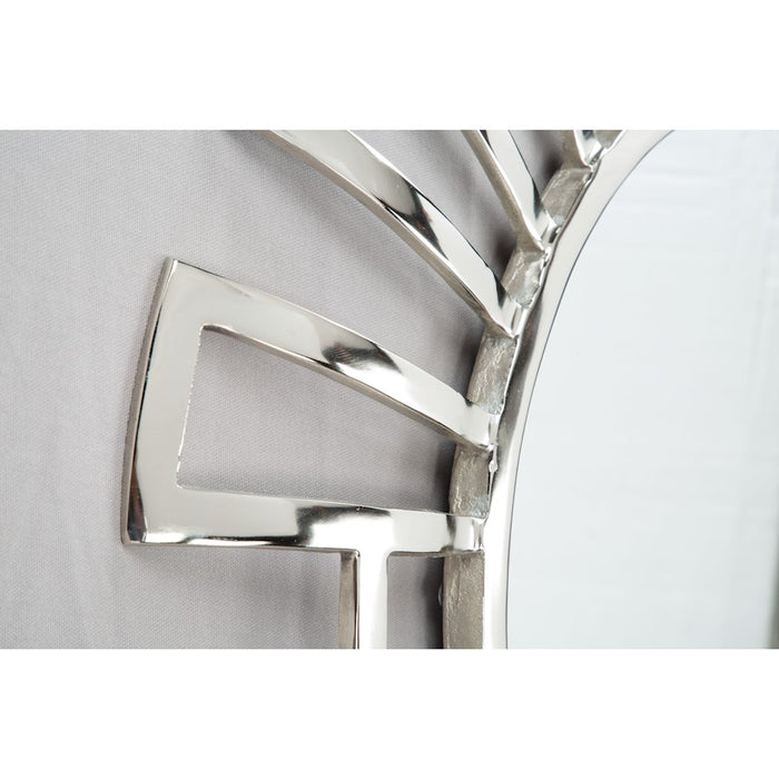 Zuo Modern Calmar Round Mirror, Chrome