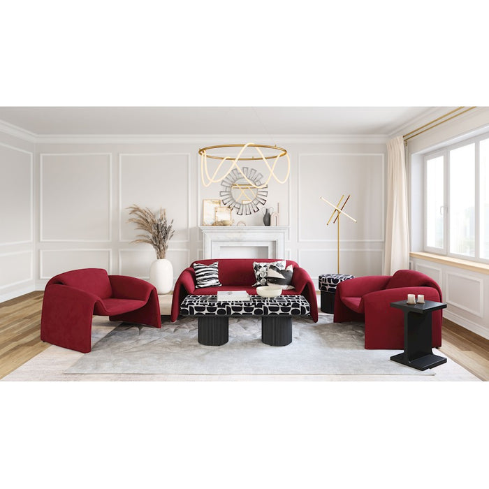 Zuo Modern Calmar Round Mirror, Chrome