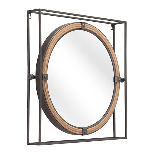 Zuo Modern Capell Mirror, Antique Gray