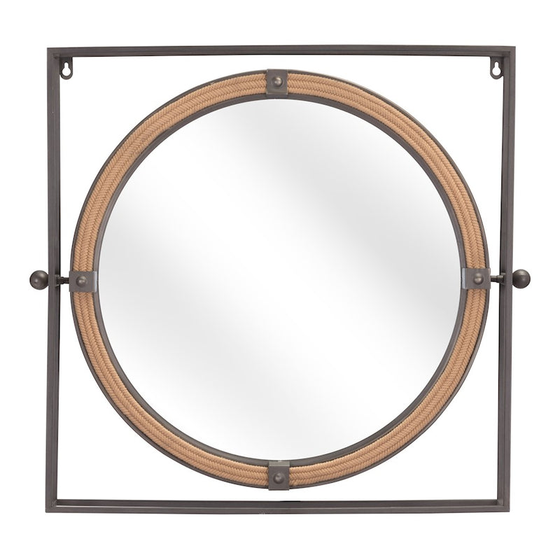 Zuo Modern Capell Mirror, Antique Gray