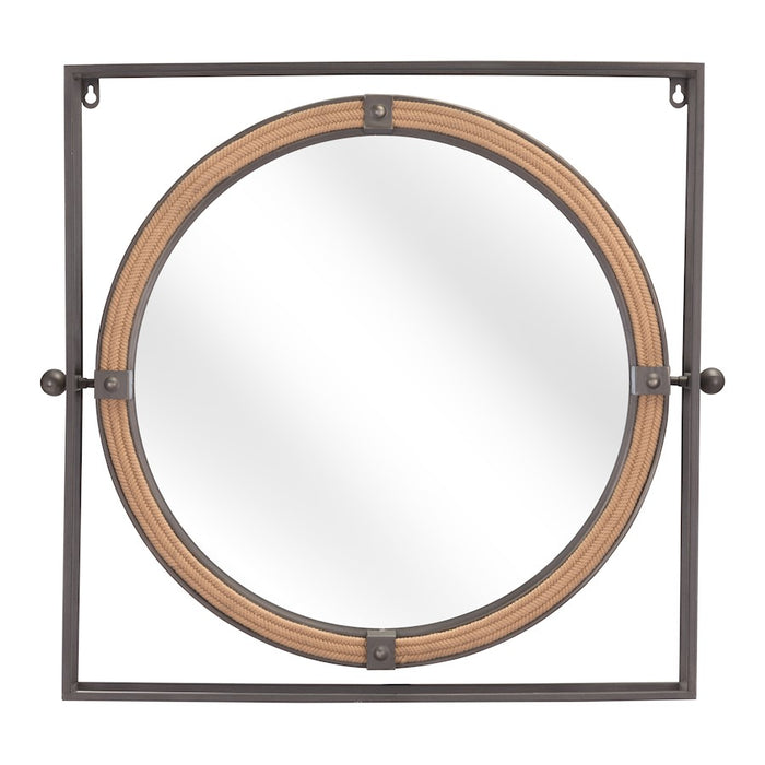 Zuo Modern Capell Mirror, Antique Gray
