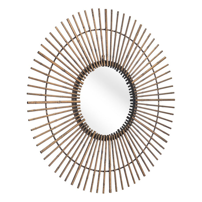 Zuo Modern Dimond Mirror, Gold