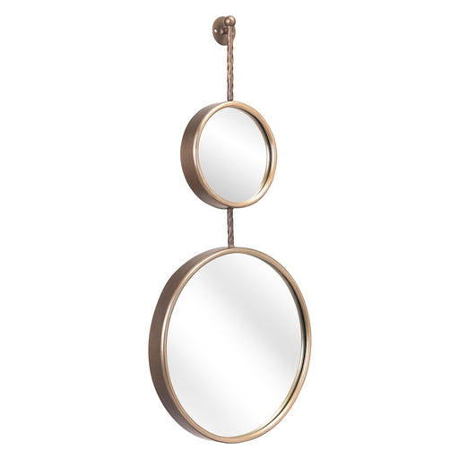 Zuo Modern Mott Mirror, Bronze - A12230