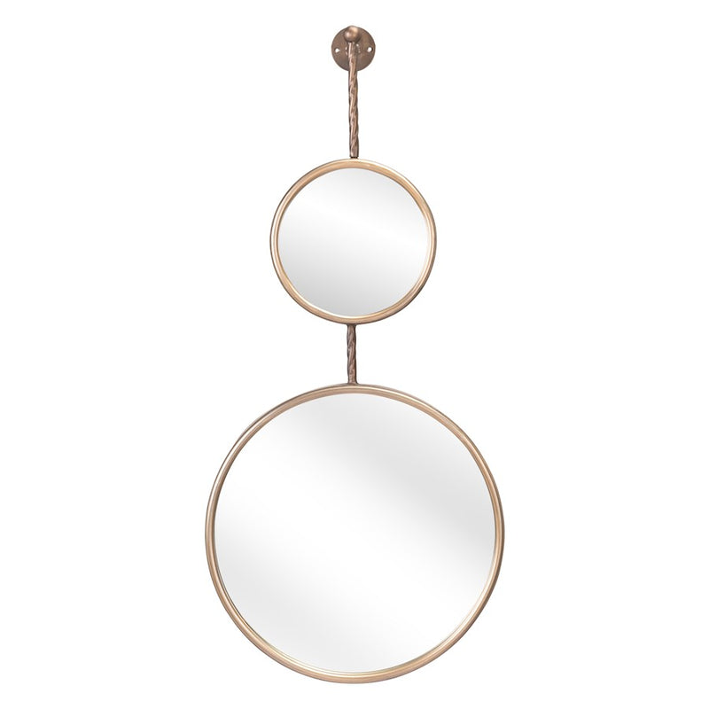 Zuo Modern Mott Mirror, Bronze