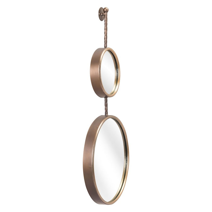 Zuo Modern Mott Mirror, Bronze