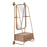Zuo Modern Peralta Mirror Shelf, Brass/Brown