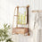 Zuo Modern Peralta Mirror Shelf, Brass/Brown