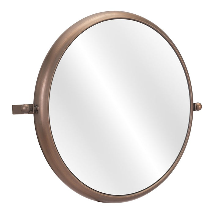 Zuo Modern Rand Mirror, Bronze - A12233