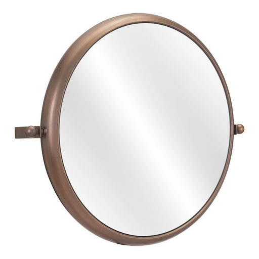 Zuo Modern Rand Mirror, Bronze
