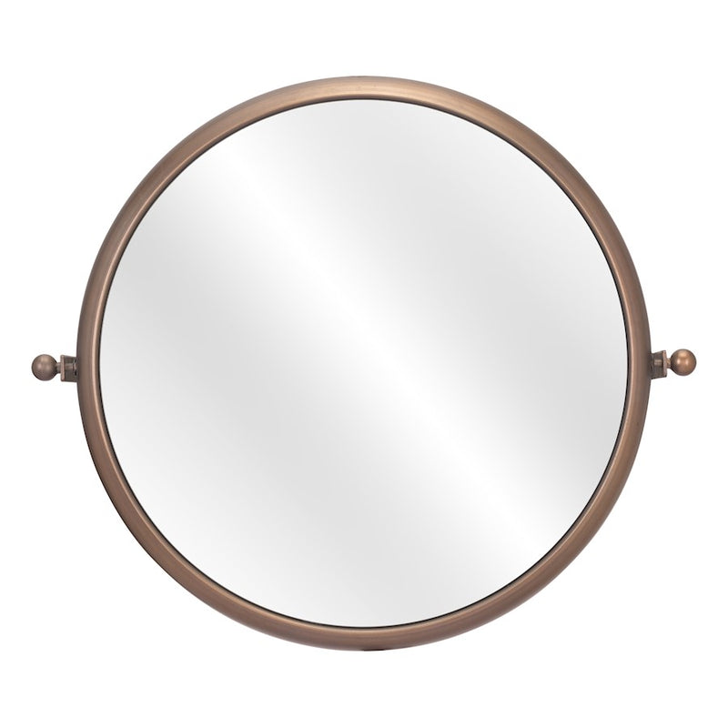 Zuo Modern Rand Mirror, Bronze