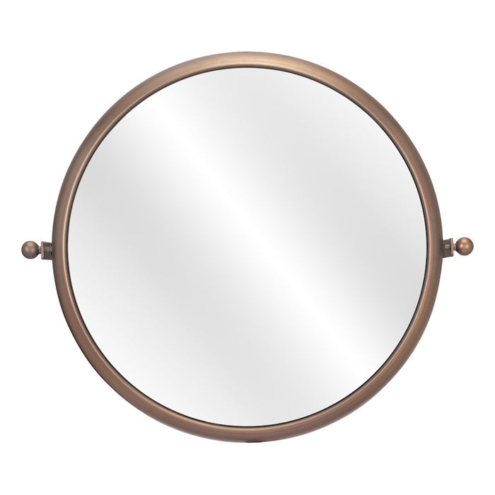 Zuo Modern Rand Mirror, Bronze