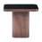 Zuo Modern Marcos Side Table, Black/Antique Bronze