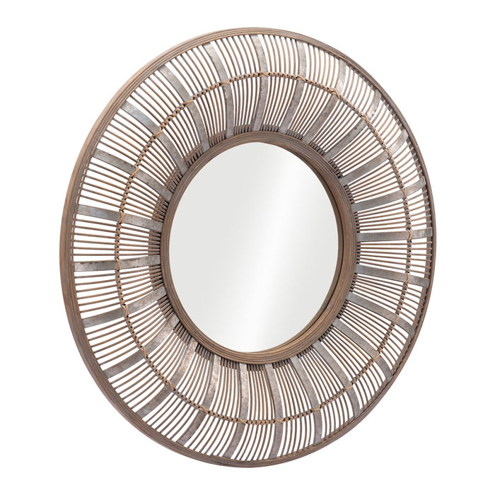 Zuo Modern Toto Mirror, Antique Brown - A12263