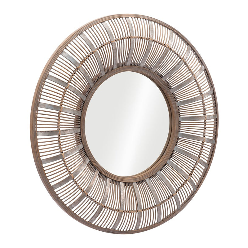 Zuo Modern Toto Mirror, Antique Brown