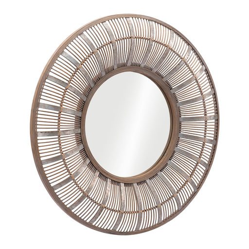 Zuo Modern Toto Mirror, Antique Brown