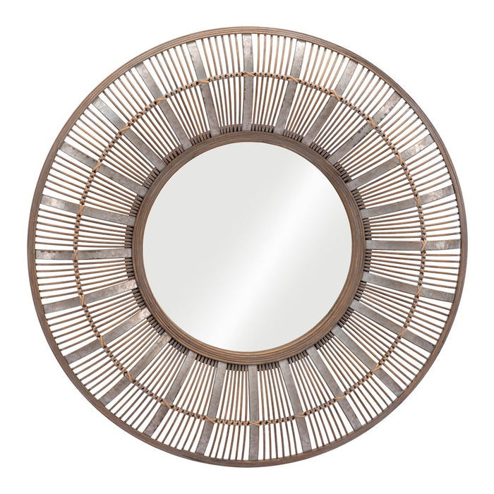 Zuo Modern Toto Mirror, Antique Brown