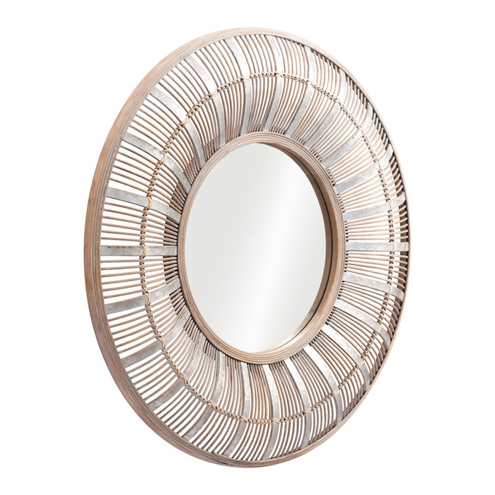 Zuo Modern Toto Mirror, Antique Brown
