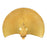 Zuo Modern Fan Table, Art Gold