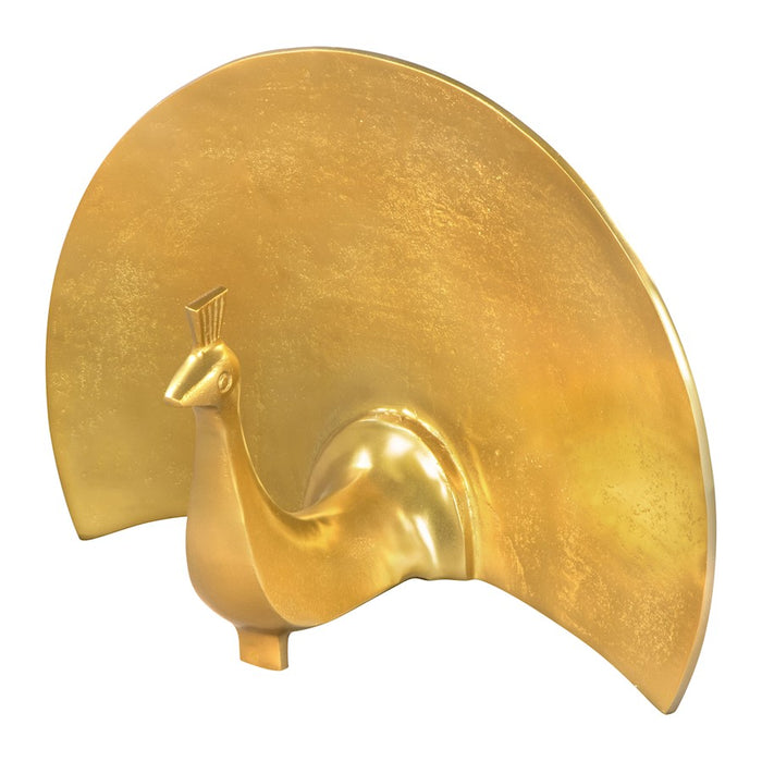 Zuo Modern Fan Table, Art Gold