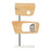 Zuo Modern Wize Table, Art Natural