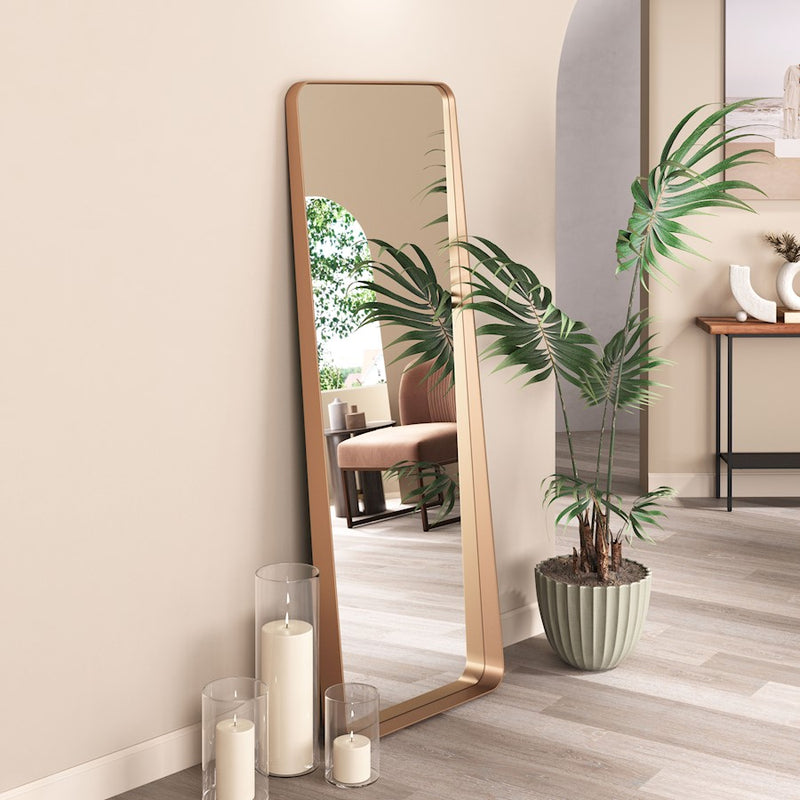 Zuo Modern Riga Mirror, Gold