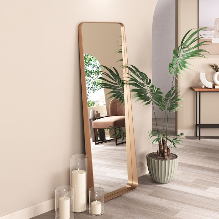 Zuo Modern Riga Mirror, Gold