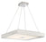 Lite Source Halona LED 1 Light Pendant, Chrome/Aluminum/Frost