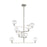 Visual Comfort Modern Gambit Chandelier, Satin Nickel