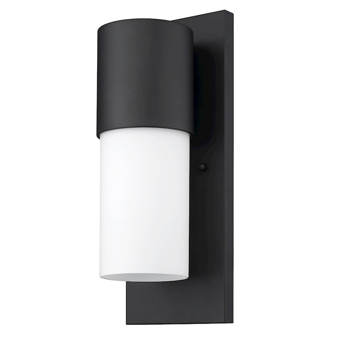 Acclaim Lighting Cooper 1 Light Wall Sconce, Matte Black/Opal - 1511BK