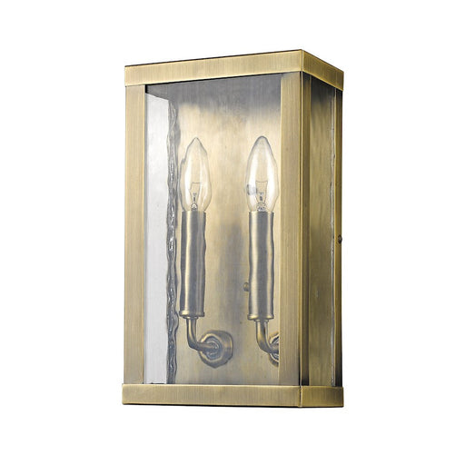 Acclaim Lighting Charleston 2 Light Wall Sconce, Antique Brass - 1520ATB